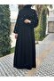 عباية BLACK DAISY، باللون الأسود