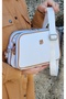 Women's White Adjustable Long Strap Shoulder Bag - 3