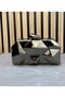Evening Dress Large Stone Black and White Women's Bag - 8