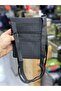 Travel Hajj Umrah Bag Passport Phone Wallet with Neck Strap Black - 4