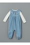 Embroidered Collar Detailed Baby Girl Blouse and Jumpsuit 2-Piece - 2