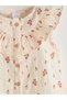 Crew Neck Floral Baby Girl Blouse and Shorts 2 Pack - 7