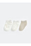 Esvab • Modern & Distinctive Embroidered Baby Girl Booties Socks 3-Piece Set
