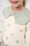 Muslin Collar Detailed Polka Dot Girl's Dress 2-5 Years - 2