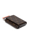 Coffee Patterned Automatic Sliding Card Holder Wallet with Mechanism, Rfid Protected Aluminum Mechanism (7Cmx10Cm) - 3