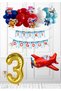 Wonderful Wings Theme 1 Year Celebration Airplane Foil Balloon and Banner
