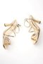 Mary Women's Gold Band Detail Classic Heeled Shoes - 4