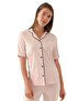 2025 Summer Season Buttoned Short-Sleeved, Straight-Leg Pajama Set Cy.25.Y7.77.15. 01.U14