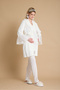 Venera Maternity Stylish Pajamas Set with Lace 3 Piece Sleepwear Set - 5