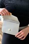 Envelope Three-Compartment Three-Different-Use Grey Color Stylish Crossbody Bag Waist Bag Shoulder Bag - 5