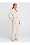 60760 Buckle Detailed Crop Blazer-Stone - 4