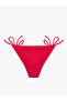 Drawstring Bikini Bottom with Sides - 5