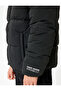 Puffer jacket with zipper and printed slogan - 5
