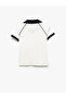 Cotton Short Sleeve Ribbed Polo Neck T-Shirt - 2