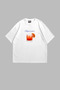 Negroni Please Printed White Oversize Unisex Tshirt