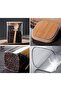600ML Square Glass Jar with Bamboo Lid & Spoon – Airtight Storage for Sugar, Coffee - 5