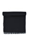 Black Double Sided Scarf - 5