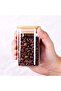 600ML Square Glass Jar with Bamboo Lid & Spoon – Airtight Storage for Sugar, Coffee - 4