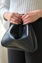Non's Women's Faux Leather Navy Blue Hand and Shoulder Bag Multifunctional Stylish Shoulder Bag with Strap - 4