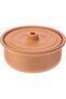 Round Bowl 24Cm X 24Cm X 10Cm Clay Colour