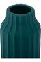 Ceramic Vase 11Cm X 11Cm X 27Cm Teal Blue - 2
