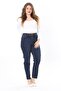 Women's Large Size High Waist Tight Long Lycra Jeans 65N38091 - 8