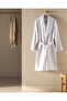 Eleta Şalyaka 100% Cotton Unisex Bathrobe - White
