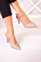 Sacha Skin Satin Open Back Evening Dress Stiletto