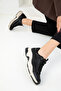 Women's Black Sneakers 20269 - 5