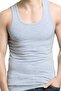Men's Cotton Four Seasons Set of 6 Gray Undershirt - 2