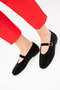 Black-Black Women's Ballerinas 20316 - 3