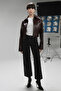 Women's Crop Fit Real Leather Coat – Claret Red Detroit - 5