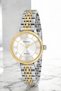 Women's Wristwatch – Steel Cord, Stylish Design with Diamond Detail, 2 Years Warranty, Gold-Silver Zmfe - 3