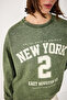 Pale Effect Printed Oversize Sweatshirt - 4