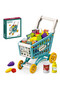 Role Play Market Shopping Cart Toy Set (56 Pcs)-Green