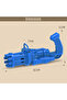 8 Holes Bubble Machine Kids Toygun-Blue - 4