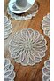 6-Pack Presentation Cocktail Napkin Tray Cover Coffee Presentation Guipure Cover - 2