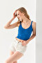 Hair Braid Strap V-Neck Crop Top, Body, Stylish Comfortable V-Neck Ribbed Sleeveless T-Shirt Crop, Strap Crop. - 6