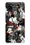 Galaxy A31 Compatible Death Note Collage Design Transparent Silicone Case