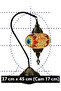 Desktop Authentic Gooseneck Mosaic Lamp - Flame - 4
