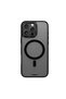 iPhone 16 Pro Case Magsafe Compatible Glass Back Surface Tpu Youngkit Gemstone Series Cover Black