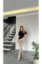 New Season Slit Leg Leopard Trousers Suit