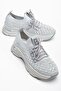 Edwin Gray Knitwear Lace-Up High Heel Comfortable Fit Sneaker - 3