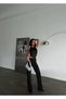 Jeans with Stone High Waist-Xl