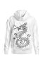 Baskılı Oversize Kapüşonlu Sweatshirt