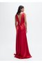 Long Satin Dress - 4