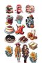 Sweet Themed Sticker Set (6 Sheets 107 Pieces) - 6