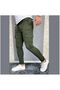 Men's Cargo Pants Jeans Leg Elastic - 2