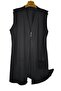 Plus Size Mother's Combed Cotton Stoned Long Vest