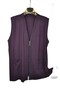 Large Size Combed Cotton Jewelled Short Vest